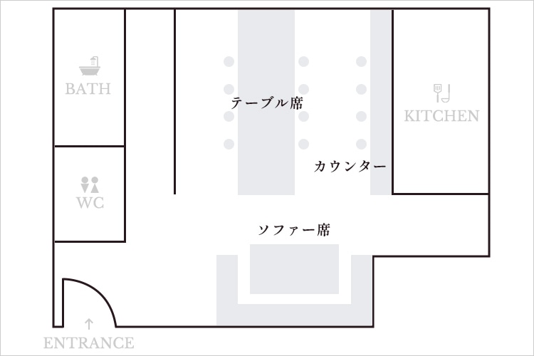 座席の写真
